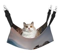 InOmak Australian Shepherd Mountains Aussie Pets Dogs,Cat Hanging Hammock Soft Double Sided Hanging Bed for Small Dogs Pet,M