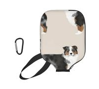InOmak Australian Shepherd, Sport Pickleball Paddle Cover, Pickleball Paddle Case Fits All Paddle Shapes and Sizes