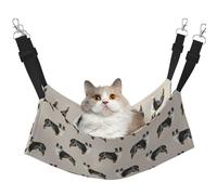 InOmak Australian Shepherds Cute,Cat Hanging Hammock Soft Double Sided Hanging Bed for Small Dogs Pet,M