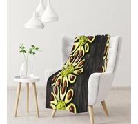 InOmak Avocado Flower Made Palta Guacamole Food And Drink,Soft Blanket Warm Anti-Pilling Flannel Plush Throw Blanket 76 X 102 cm