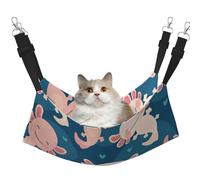 InOmak Axolotl Kawaii,Cat Hanging Hammock Soft Double Sided Hanging Bed for Small Dogs Pet,L