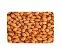 InOmak Baked Beans,Soft Hem Mat Doormat Bath Mat Non-Slip Floor Mat Absorbent Bathroom Pad 40x60 cm