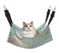 InOmak Beach Shell Sea Starfish,Cat Hanging Hammock Soft Double Sided Hanging Bed for Small Dogs Pet,M