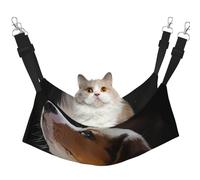 InOmak Beagle Puppy Dog Welcome Garden,Cat Hanging Hammock Soft Double Sided Hanging Bed for Small Dogs Pet,M