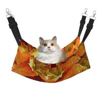 InOmak Beautiful Fall Leaves,Cat Hanging Hammock Soft Double Sided Hanging Bed for Small Dogs Pet,L