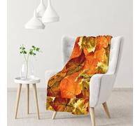 InOmak Beautiful Fall Leaves,Soft Blanket Warm Anti-Pilling Flannel Plush Throw Blanket 76 X 102 cm