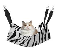InOmak Bengal Tiger Texture Printed,Cat Hanging Hammock Soft Double Sided Hanging Bed for Small Dogs Pet,L