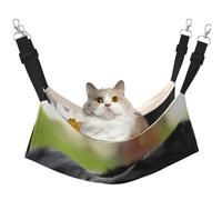 InOmak Black Labrador Chamomile Black Retriever Dogs,Cat Hanging Hammock Soft Double Sided Hanging Bed for Small Dogs Pet,M