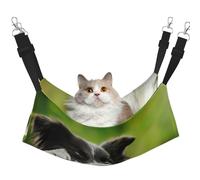 InOmak Border Collie Dog Green,Cat Hanging Hammock Soft Double Sided Hanging Bed for Small Dogs Pet,M