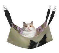 InOmak Border Collie Lawn Black Border Collie Pets,Cat Hanging Hammock Soft Double Sided Hanging Bed for Small Dogs Pet,M