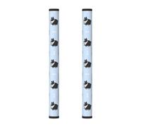 InOmak Boston Terrier Dog Pattern, 2Pcs Refrigerator Door Handle Covers for Microwave Dishwasher Oven