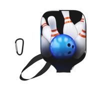 InOmak Bowling Bottle Print, Sport Pickleball Paddle Cover, Pickleball Paddle Case Fits Most Standard Paddle Shapes and Sizes