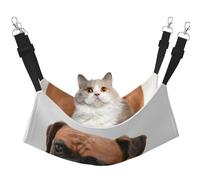 InOmak Boxer Dog With Sad Face,Cat Hanging Hammock Soft Double Sided Hanging Bed for Small Dogs Pet,L