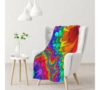 InOmak Bright Color,Soft Blanket Warm Anti-Pilling Flannel Plush Throw Blanket 76 X 102 cm