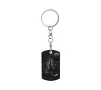 InOmak Cane Corso Pets Puppy Black Cane Corso, Rectangular Metal Keychain, Metal Keychains Keyring Key Chain Ring Holder Organizer 1 pc