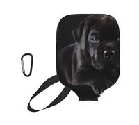 InOmak Cane Corso Pets Puppy Black Cane Corso, Sport Pickleball Paddle Cover, Pickleball Paddle Case Fits Most Standard Paddle Shapes and Sizes