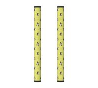 InOmak Cartoon Boston Terrier Dog, 2Pcs Refrigerator Door Handle Covers for Microwave Dishwasher Oven