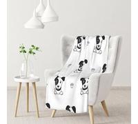 InOmak Cartoon Character Jack Russell Terrier Animal,Soft Blanket Warm Anti-Pilling Flannel Plush Throw Blanket 76 X 102 cm