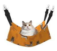InOmak Cartoon Donkey Pattern,Cat Hanging Hammock Soft Double Sided Hanging Bed for Small Dogs Pet,M
