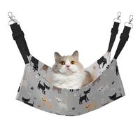InOmak Chihuahua Paws And Bones,Cat Hanging Hammock Soft Double Sided Hanging Bed for Small Dogs Pet,M
