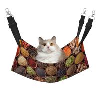 InOmak Colorful Spices And Herbs,Cat Hanging Hammock Soft Double Sided Hanging Bed for Small Dogs Pet,L