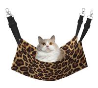InOmak Cool Leopard,Cat Hanging Hammock Soft Double Sided Hanging Bed for Small Dogs Pet,M