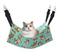 InOmak Corgi Cute Dog,Cat Hanging Hammock Soft Double Sided Hanging Bed for Small Dogs Pet,L