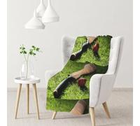 InOmak Cricket Bat And Ball,Soft Blanket Warm Anti-Pilling Flannel Plush Throw Blanket 76 X 102 cm