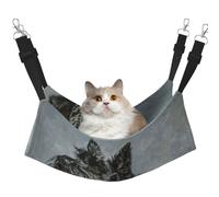 InOmak Cute Black Scottish Terrier Dog Art,Cat Hanging Hammock Soft Double Sided Hanging Bed for Small Dogs Pet,L