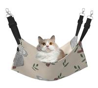 InOmak Cute Cartoon Koala Bears Pattern,Cat Hanging Hammock Soft Double Sided Hanging Bed for Small Dogs Pet,M