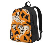 InOmak Cute Dalmatians Dog, Backpack With Pockets Casual Daypack Water Resistant School Bag for Travelling, Hiking, or Camping