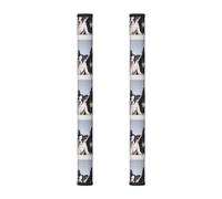 InOmak Cute French Bulldog Puppies, 2Pcs Refrigerator Door Handle Covers for Microwave Dishwasher Oven