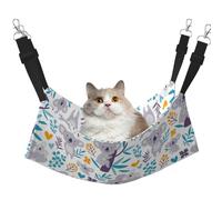 InOmak Cute Koala Bears And Floral,Cat Hanging Hammock Soft Double Sided Hanging Bed for Small Dogs Pet,L