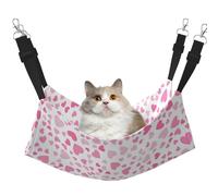 InOmak Cute Little Hearts,Cat Hanging Hammock Soft Double Sided Hanging Bed for Small Dogs Pet,M