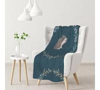 InOmak Cute Little Hedgehog,Soft Blanket Warm Anti-Pilling Flannel Plush Throw Blanket 76 X 102 cm