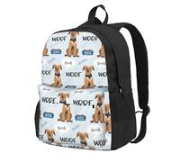 InOmak Cute Pet Dog Pattern, Backpack With Pockets Casual Daypack Water Resistant School Bag for Travelling, Hiking, or Camping