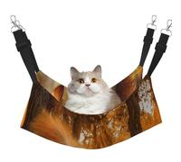 InOmak Cute Squirrel Eating Nuts,Cat Hanging Hammock Soft Double Sided Hanging Bed for Small Dogs Pet,L