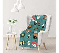InOmak Cute Sushi,Soft Blanket Warm Anti-Pilling Flannel Plush Throw Blanket 76 X 102 cm