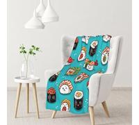 InOmak Cute Sushi,Soft Blanket Warm Anti-Pilling Flannel Plush Throw Blanket 76 X 102 cm