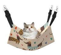 InOmak Dachshund Dog,Cat Hanging Hammock Soft Double Sided Hanging Bed for Small Dogs Pet,L
