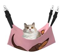 InOmak Dachshund Puppy Dog,Cat Hanging Hammock Soft Double Sided Hanging Bed for Small Dogs Pet,M