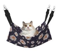 InOmak Daisy Pattern,Cat Hanging Hammock Soft Double Sided Hanging Bed for Small Dogs Pet,M