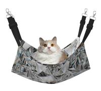 InOmak Diamond Texture Style Crystal,Cat Hanging Hammock Soft Double Sided Hanging Bed for Small Dogs Pet,M