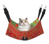 InOmak Doberman Pinscher In The Flower,Cat Hanging Hammock Soft Double Sided Hanging Bed for Small Dogs Pet,L
