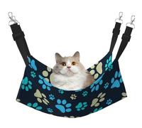 InOmak Dog Foot Print,Cat Hanging Hammock Soft Double Sided Hanging Bed for Small Dogs Pet,M