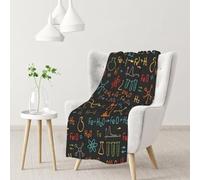 InOmak Educational Chemistry Equation Experiment,Soft Blanket Warm Anti-Pilling Flannel Plush Throw Blanket 76 X 102 cm