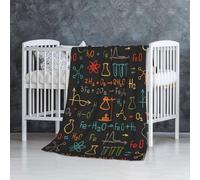 InOmak Educational Chemistry Equation Experiment,Soft Blanket Warm Anti-Pilling Flannel Plush Throw Blanket 76 X 127 cm