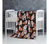 InOmak English Bulldog,Soft Blanket Warm Anti-Pilling Flannel Plush Throw Blanket 76 X 127 cm