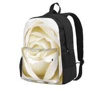 InOmak Flower Pattern Rose Pattern, Backpack With Pockets Casual Daypack Water Resistant School Bag for Travelling, Hiking, or Camping