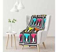 InOmak French Bulldog Printed,Soft Blanket Warm Anti-Pilling Flannel Plush Throw Blanket 76 X 102 cm